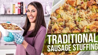 Traditional Sausage Stuffing [upl. by Nevil]