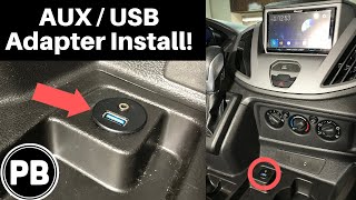 How to install an AUX and USB Input Adapter to an Aftermarket Radio [upl. by Naggem]