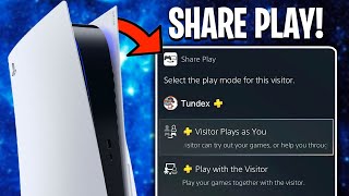 How to Share Play on PS5 EASY [upl. by Pfister731]