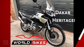 Honda Africa Twin 750 XRV750 Review and Specs [upl. by Cahan]