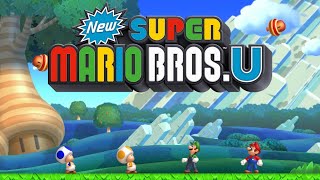 New Super Mario Bros U  Complete Walkthrough [upl. by Eidok]