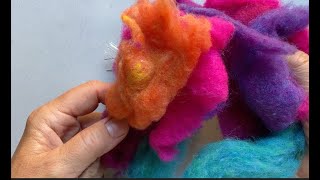 Needle Felting [upl. by Attenod876]