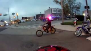 PHILADELPHIA POLICE CHASING DIRT BIKERS IN TRAFFIC [upl. by Sherlock414]