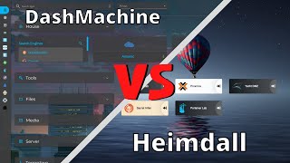 DashMachine VS Heimdall  Quel est le Meilleur Dashboard Minimaliste pour votre Homelab [upl. by Ihcehcu92]