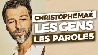 Christophe Maé  Les gens Paroles Lyrics Video [upl. by Marge]