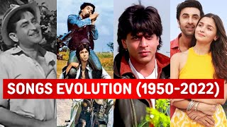 Evolution Of Hindi Film Songs1950  2022  Most Popular Bollywood Songs Each Year  ADV Creations [upl. by Nuy713]