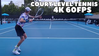 The Future Of Tennis  Jannik Sinner Court Level Practice 4K 60FPS 2021 [upl. by Eznyl567]