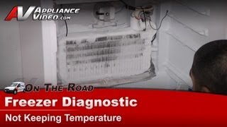 Whirlpool Freezer Repair  Not Keeping Temperature  Defrost Timer [upl. by Arehahs]