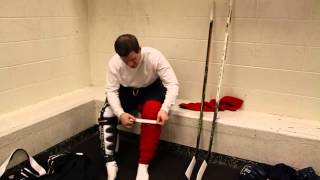 How to Put on Hockey Shin Guards [upl. by Gould944]