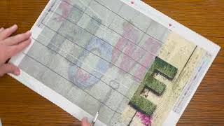 Making Diamond Painting Easier With Parchment Paper  Diamond Painting Tips and Techniques [upl. by Okun]