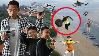 PENAMPAKAN MONSTER TERTANGKAP SAAT MAIN DRONE PART 2  Mikael Family [upl. by Assirrak287]