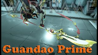 Warframe  Guandao Prime 1 Forma 1 Riven [upl. by Neyut]