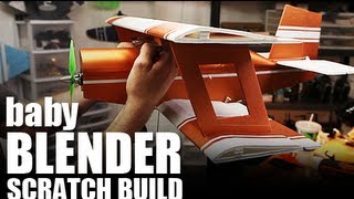 Flite Test  Baby Blender Biplane  Scratch Build [upl. by Oakie297]