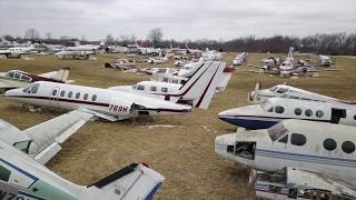 Kansas Citys Aircraft Boneyard [upl. by Hogen]