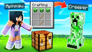 Minecraft But CRAFTING Spawns MONSTERS [upl. by Bui]