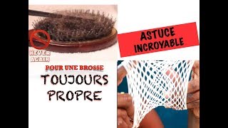 🍭133🍭 Une astuce incroyable pour nettoyer sa brosse de cheveux [upl. by Nosreme]