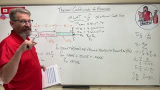 Mechanics of Materials Lesson 21  Thermal Coefficient of Expansion Axial Elongation [upl. by Nosemaj]