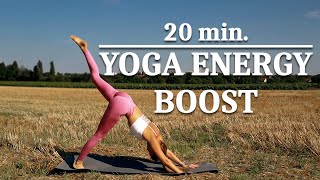 Yoga Energy Boost Flow I 20 Min für mehr Kraft und Energie [upl. by Ricoriki]