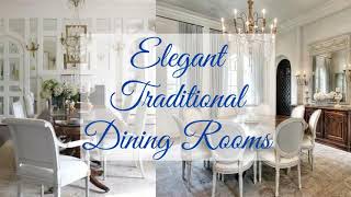 ELEGANT FORMAL DINING ROOM IDEAS Traditional Dining Room Inspiration [upl. by Lucina267]