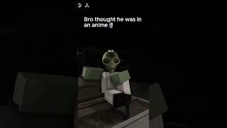 Bro thought he was in Jojo 💀 shorts roblox funny [upl. by Yenruoc]