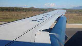 Interjet Sukhoi Superjet 100 landing in Mazatlan [upl. by Eidnarb532]