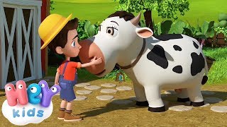 The Cow Song for kids  many more nursery rhymes  HeyKids [upl. by Bridget117]