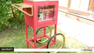 SMART 59” Old Fashioned Movie Time Popcorn Cart [upl. by Eliak]