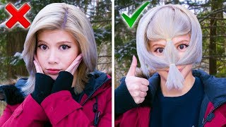 Trying AWFUL 5Minute Winter Clothing Hacks [upl. by Roldan918]