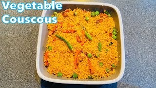 Vegetable Couscous Recipe  Easy Couscous Recipe  Cuscus  Kuskus Recipe [upl. by Annaliese]