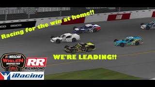 4 Car Battle  NASCAR Whelen Modifieds at Richmond Raceway iRacing [upl. by Mylan348]