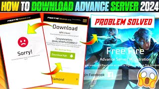 ADVANCE SERVER DOWNLOAD PROBLEM SOLVED  HOW TO DOWNLOAD FREE FIRE ADVANCE SERVER OB47 [upl. by Alda]