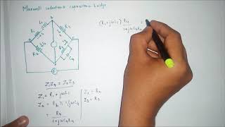 Maxwell inductance capacitance bridge in electrical and electronic measurement [upl. by Hpesoy]