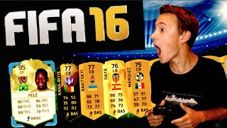 FIFA 16 PACK OPENING SIMULATOR  PELE IN A PACK amp MORE [upl. by Eelrefinnej]