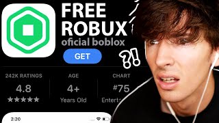 Robloxs quotfree robuxquot mobile apps [upl. by Kaya]