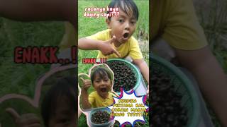 Khedira makan keong bergizi tinggi lezat😋😋😋subscribeshortvideolikefyp [upl. by Anirav631]