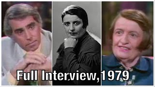 Ayn Rand Interview with Tom Snyder 1979 [upl. by Araz]