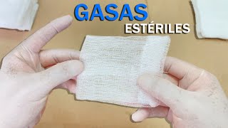 Cómo preparar Gasas Estériles – Fácil [upl. by Eerdna]