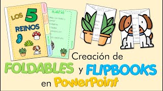 Creación de FOLDABLES y FLIPBOOKS en PowerPoint [upl. by Compte]