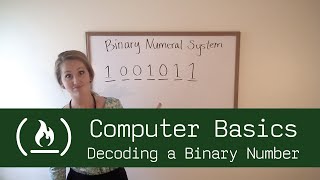 Computer Basics 4 Decoding a Binary Number [upl. by Zwart]