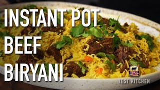 Instant Pot Beef Bryani Recipe [upl. by Broddie]