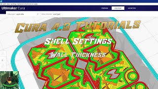 Cura 48 Tutorials  Shell Settings  Wall Thickness [upl. by Learsiy]