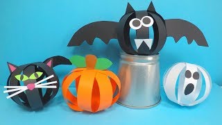 Paper Halloween Crafts  Paper Halloween Decorations [upl. by Auhsaj]