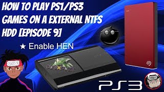 How To Play PS1PS3 Games On A External NTFS HDD EPISODE 9 HENCFW PS3HEN PS3Jailbreak PS3 [upl. by Aranaj]