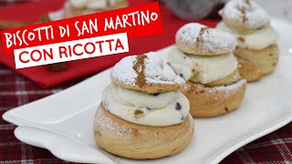 Biscotti di San Martino con ricotta ricetta del biscotto rasco siciliano [upl. by Nelrac361]