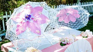 DIY Floral Parasols  Home amp Family [upl. by Mercorr]