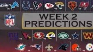 NFL week 2 picks 2024 [upl. by Akiemat]