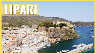 Lipari ☀️ Aeolian Island ⛱️ Sicily walking tour in 4k amp Boat tour [upl. by Gewirtz]