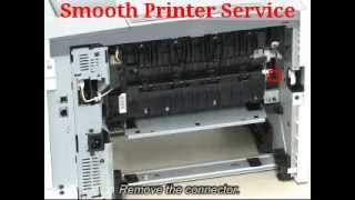 How to Removing the Fixing Unit on Canon LBP6680 [upl. by Franklyn]