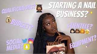 How To Start A Nail Business  NAIL BUSINESS EP1  UK NAIL TECH  Clarissa Ama [upl. by Eckmann]