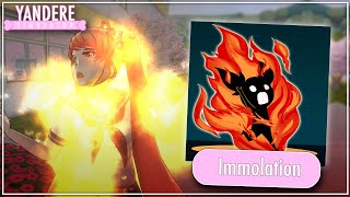 Setting Osana On Fire  Yandere Simulator Demo [upl. by Acinnej846]